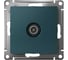Розетка TV Systeme Electric AtlasDesign Изумруд оконечная 1DB, механизм SE ATN000891 1