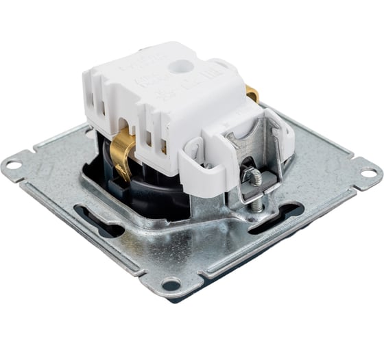 Розетка Systeme Electric AtlasDesign Изумруд с/з, 16А, механизм SE ATN000843