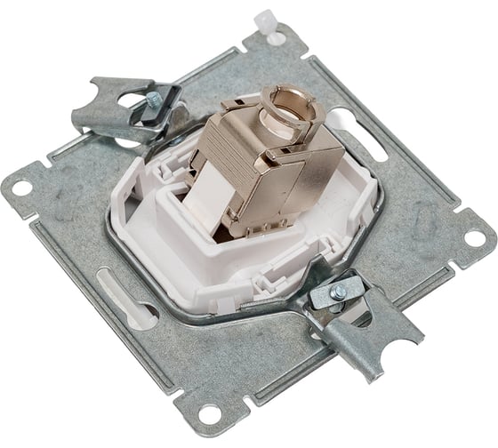 Компьютерная розетка Systeme Electric AtlasDesign Жемчуг RJ45, кат. 6A, механизм SE ATN000486