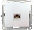 Компьютерная розетка Systeme Electric AtlasDesign Жемчуг RJ45, кат. 6A, механизм SE ATN000486 1