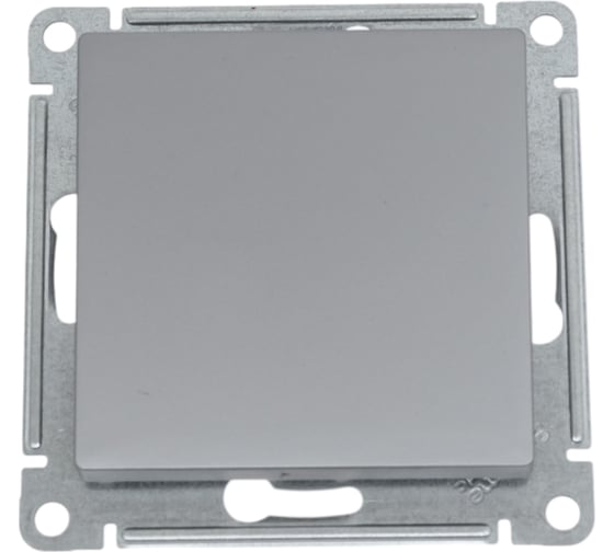 Переключатель Systeme Electric AtlasDesign Сталь 1-клавишный, сх.6, 10АХ, механизм SE ATN000961