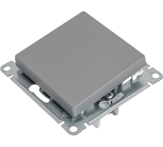 Переключатель Systeme Electric AtlasDesign Сталь 1-клавишный, сх.6, 10АХ, механизм SE ATN000961
