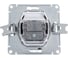 Розетка TV Systeme Electric AtlasDesign Сталь проходная 4DB, механизм SE ATN000992 5