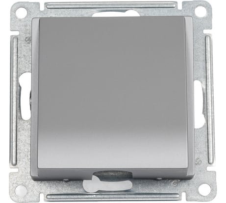 Вывод кабеля Systeme Electric AtlasDesign Сталь механизм SE ATN000999