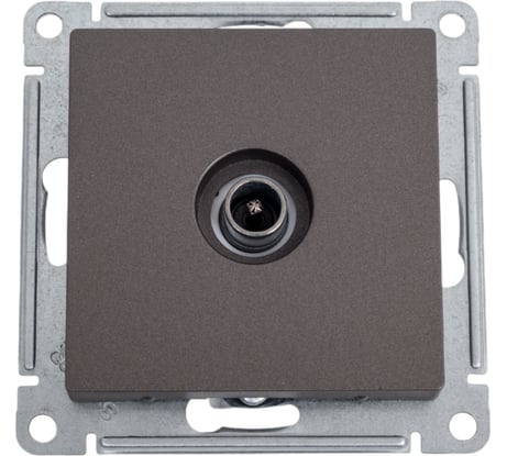 Розетка TV Systeme Electric AtlasDesign Мокко оконечная 1DB, механизм SE ATN000691