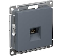 Розетка компьютерная Systeme Electric AtlasDesign, RJ45, кат. 6A, механизм, Грифель ATN000786