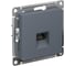 Розетка компьютерная Systeme Electric AtlasDesign, RJ45, кат. 6A, механизм, Грифель ATN000786 1