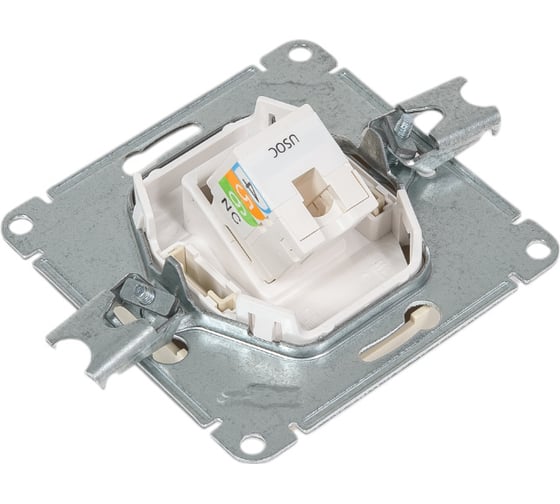 Телефонная розетка Systeme Electric AtlasDesign Беж RJ11, механизм SE ATN000281