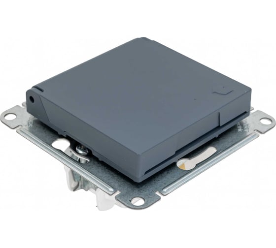 Розетка Systeme Electric AtlasDesign Грифель с/з, со шторками, с крышкой, 16А SE ATN000746