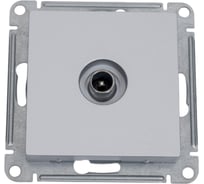 Розетка TV Systeme Electric AtlasDesign Алюминий проходная 4DB, механизм SE ATN000392