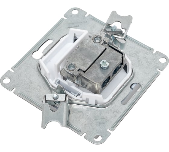 Розетка TV Systeme Electric AtlasDesign Алюминий проходная 4DB, механизм SE ATN000392