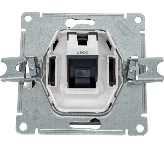 Телефонная розетка Systeme Electric AtlasDesign Мокко RJ11, механизм SE ATN000681