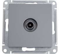 Розетка TV Systeme Electric AtlasDesign Сталь оконечная 1DB, механизм SE ATN000991