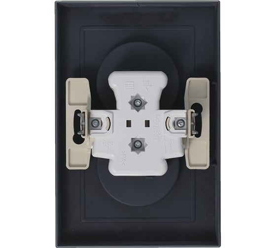 Розетка Systeme Electric AtlasDesign Грифель б/з двойная, 16А, в сборе SE ATN000720