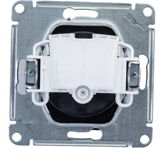 Розетка Systeme Electric AtlasDesign Изумруд б/з, 16А, механизм SE ATN000841