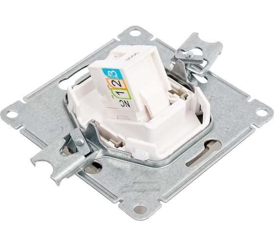 Телефонная розетка Systeme Electric AtlasDesign Шампань RJ11, механизм SE ATN000581