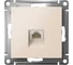 Розетка компьютерная Systeme Electric AtlasDesign, RJ45, кат. 6A, механизм, Бежевый ATN000286 2
