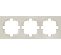 Рамка 3-ая б/вст слоновая кость (упаковка 10 шт) Lezard OSEN 743-9000-148