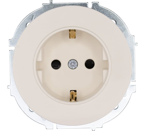 Розетка с защитой от детей ПБТ Lezard OSEN слоновая кость 743-9088-124B