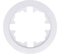 Рамка 1-ая б/вст белая круглая (упаковка 20 шт) Lezard OSEN 744-0200-146