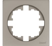 Рамка 1-ая б/вст титан (упаковка 20шт) Lezard OSEN 743-3700-146