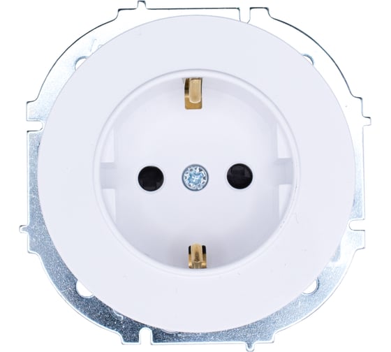 Розетка с защитой от детей ПБТ Lezard OSEN белая 743-0288-124B