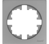 Рамка 1-ая б/вст серый матовый (упаковка 20 шт) Lezard OSEN 743-7400-146