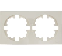 Рамка 2-ая б/вст слоновая кость (упаковка 10 шт) Lezard OSEN 743-9000-147