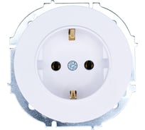 Розетка с/з ПБТ (упаковка 10 шт) Lezard OSEN белая 743-0288-122B