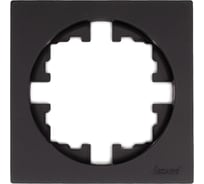 Рамка 1-ая б/вст чёрный бархат (упаковка 20 шт) Lezard OSEN 743-4200-146