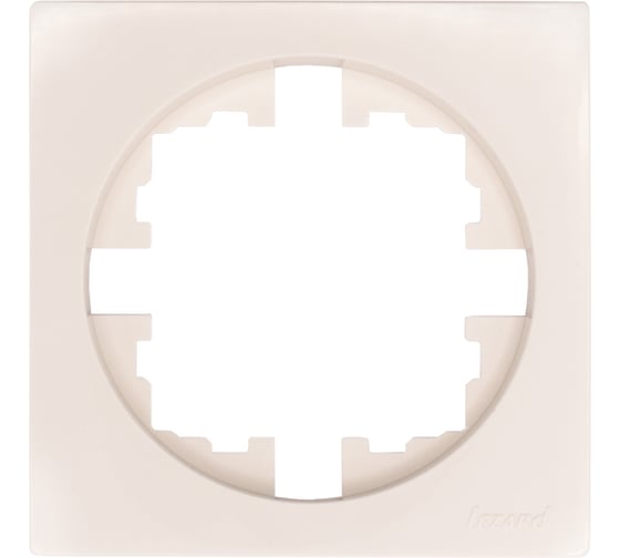 Рамка 1-ая б/вст слоновая кость (упаковка 20 шт) Lezard OSEN 743-9000-146