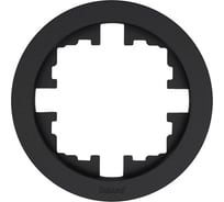 Рамка 1-ая б/вст чёрный бархат круглая (упаковка 20 шт) Lezard OSEN 744-4200-146