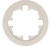 Рамка 1-ая б/вст слоновая кость круглая (упаковка 20 шт) Lezard OSEN 744-9000-146