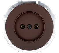 Розетка б/з ПБТ (упаковка 10 шт) Lezard OSEN шоколад 743-7388-121B