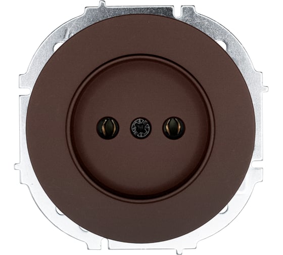 Розетка б/з ПБТ (упаковка 10 шт) Lezard OSEN шоколад 743-7388-121B