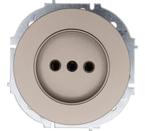 Розетка б/з ПБТ (упаковка 10 шт) Lezard OSEN титан 743-3788-121B