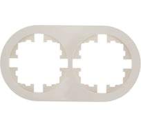 Рамка 2-ая б/вст слоновая кость круглая (упаковка 10 шт) Lezard OSEN 744-9000-147