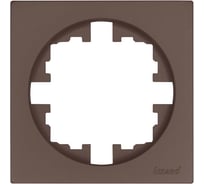 Рамка 1-ая б/вст шоколад (упаковка 20 шт) Lezard OSEN 743-7300-146