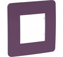 1-ая рамка Systeme Electric Unica Studio Лиловая/Белая SE NU280214