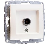 Механизм TV розетки MONO ELECTRIC L/D, с экраном, слоновая кость 500-000105-138
