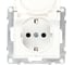 Силовая розетка Legrand SUNO 2К+З 16А 250В влагозащитная IP44 с крышкой и с защитными шторками, безвинтовые зажимы, белый 721123 2