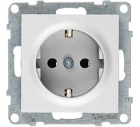 Силовая розетка Legrand SUNO 2К+З 16А 250В, винтовые зажимы, алюминий 721325