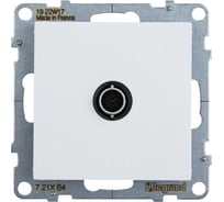 Розетка ТВ Legrand SUNO c топологией звезда 0-2400 МГц, белый 721164