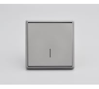 1 клавишный выключатель c индикацией ENCORE 1SIG скрытого монтажа графит в сборе ALTECH 07442