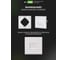 1-местная компьютерная розетка ALTECH ENCORE 1SPCW скрытого монтажа белая cat6 10Gb механизм 07348 9