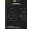 1-местная компьютерная розетка ALTECH ENCORE 1SPCW скрытого монтажа белая cat6 10Gb механизм 07348 10
