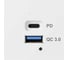 Розетка модульная высокоскоростная Экопласт USB 45х45мм (Type А+С), протоколы QC 3.0, PD, 65 Вт. (бел.) LK45 858304 2