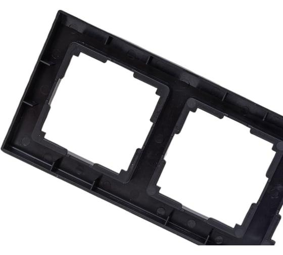 Рамка на 4 поста WERKEL W0041808 Stark черный a050913