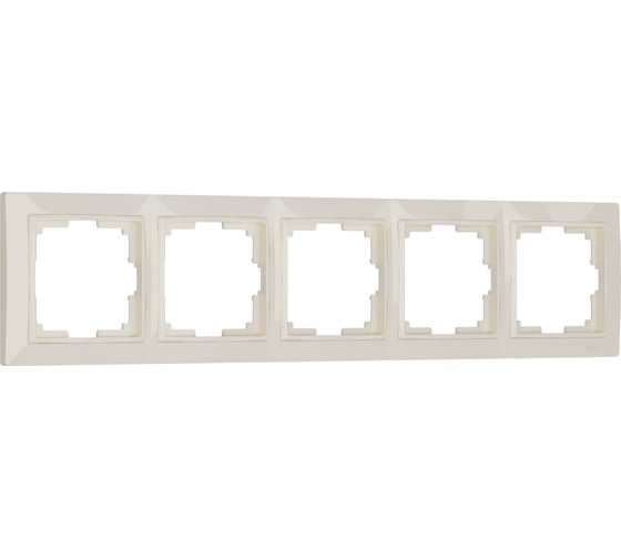 Рамка на 5 постов WERKEL - W0052003/ Электроустановочные изделия - (слоновая кость, basic) a051292