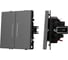 Механизм выключателя двухклавишный непроходной Arlight LED SWT-NOBE-MK02-SFPL-L-GR 1шт 054266 2
